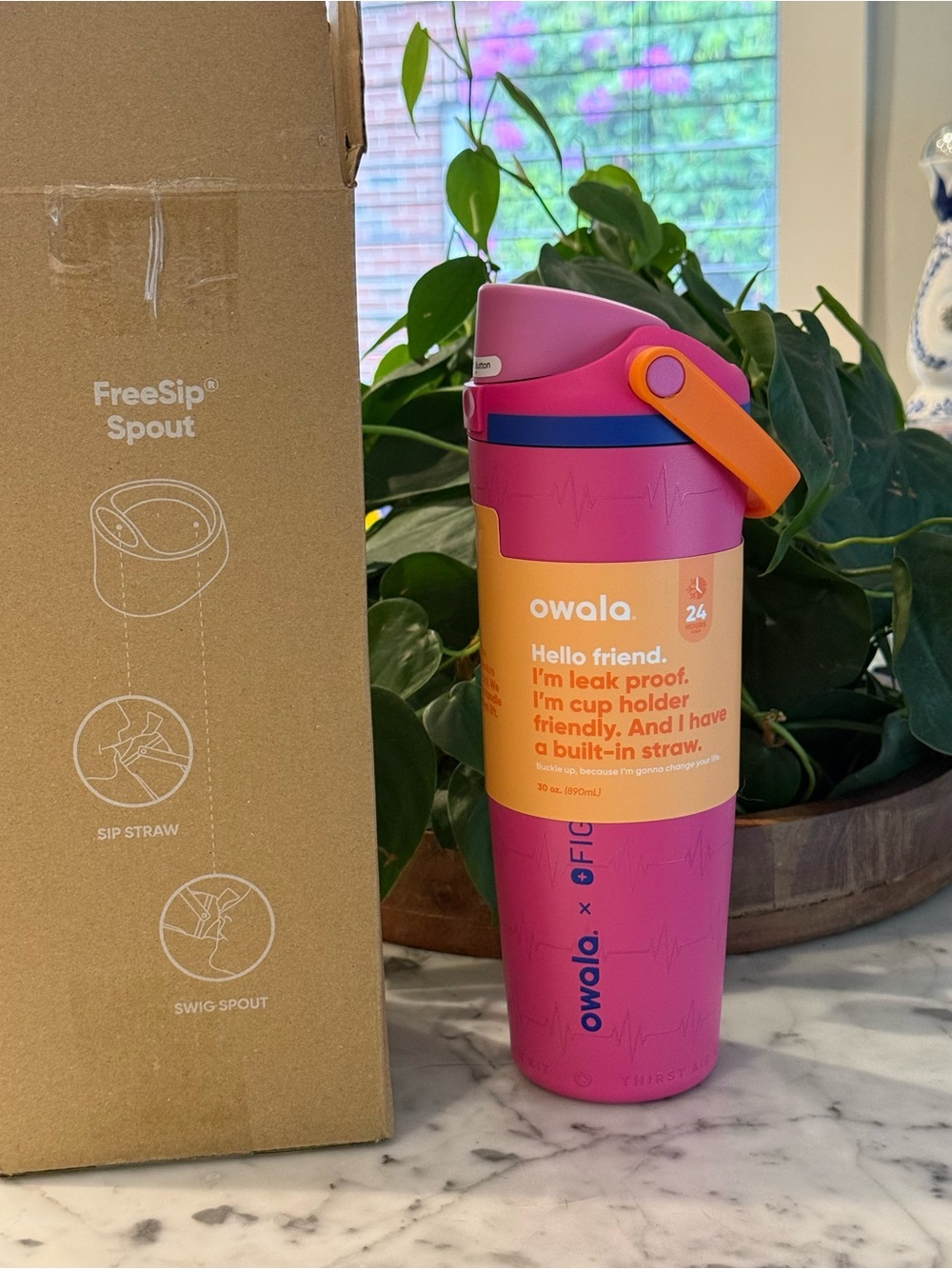 Owala x Figs FreeSip Sway
30 Oz. Rapid Response
Pink Tumbler